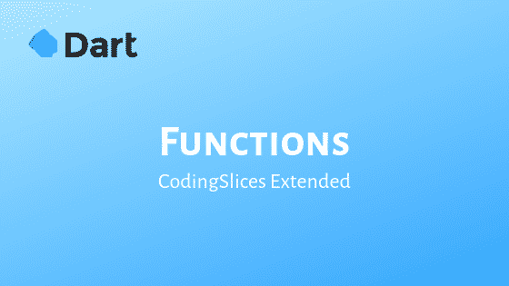 Functions in Dart